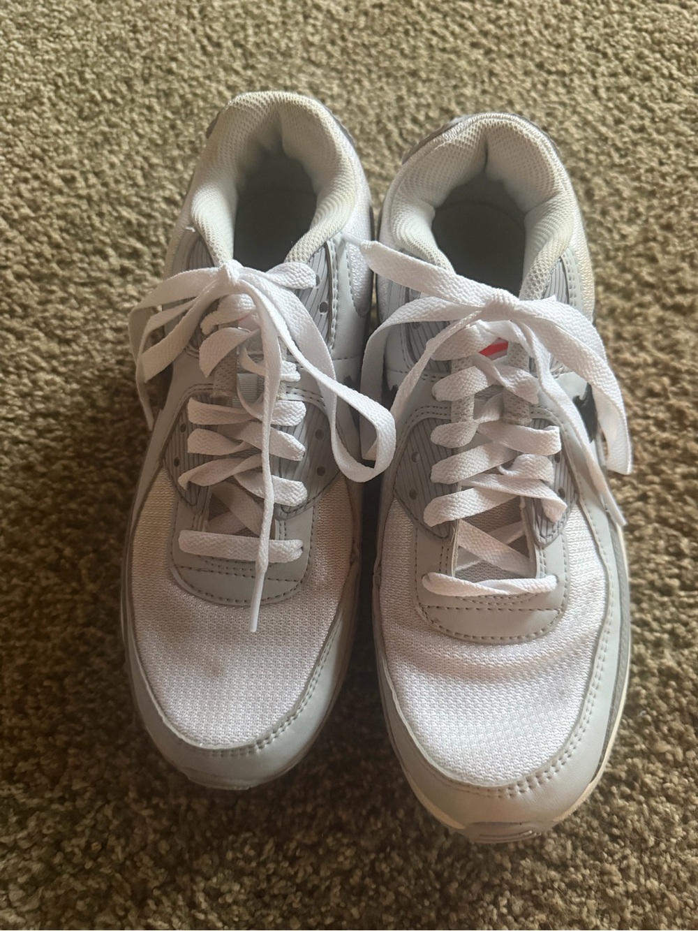 Nike Youth Air Max 90 Sneakers Size US 7Y - White